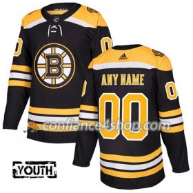 Adidas Maillot de Hockey Boston Bruins Personnaliser 2017-2018 Noir Authentic - Enfant